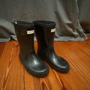 Little Kids Hunter Boots Black Size 11